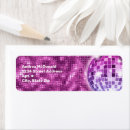 Search for mirror return address labels Disco ball