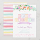 Search for colourful baby shower invitations Stripes