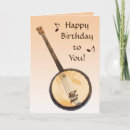 Search for banjo birthday cards Music