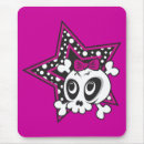 Search for cute emo mousepads Skull
