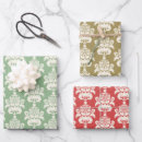 Search for red green gold wrapping paper Chic