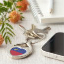 Search for stylised key rings Blue