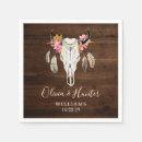 Search for skull wedding napkins Boho