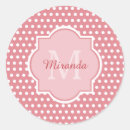 Search for polka dot pink stickers Girl
