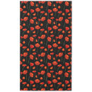 Search for red poppy tablecloths Black