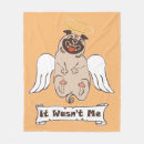 Search for funny pug blankets Puppy
