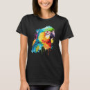 Search for red bird tshirts Macaw