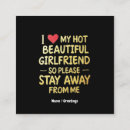 Search for girlfriend business cards Funny