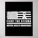 Search for mental health ribbon posters Brain