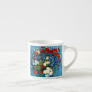 Search for blue floral espresso mugs Red