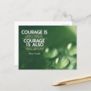 Search for courage postcards Motivational