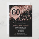 Search for balloons 60th birthday invitations Elegant