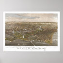 Search for antique panoramic map posters Washington dc