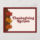 Search for thanksgiving recipes postcards Autumn