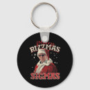 Search for home school round key rings Santa claus