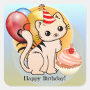 Search for cute kitty stickers Birthday