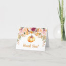 Search for pumpkin thank you cards Girl