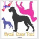 Search for large dog breeds stickers Great dane
