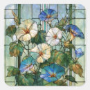 Search for morning glory flowers stickers Blue