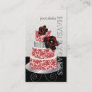 Search for velvet business cards Cupcake
