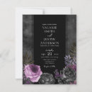 Search for purple gothic wedding invitations Gold