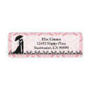 Search for silhouette wedding return address labels Shower