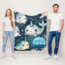 Search for narwhal blankets Kawaii