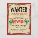 Search for birthday wanted posters Wild west