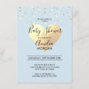 Search for foil baby boy shower invitations Party