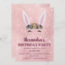 Search for easter bunny invitations Girly