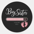 Search for big sister to be stickers Funny