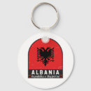 Search for albanian round key rings Albania flag