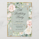Search for sage green birthday invitations Watercolor