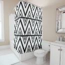 Search for black and white chevron shower curtains Chic