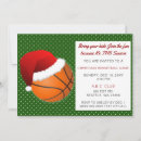 Search for sports christmas invitations Red