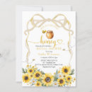 Search for sunflower bridal invitations Minimalist