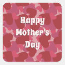 Search for love pattern stickers Red