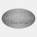 Search for diamond anniversary wedding stickers Sixtieth