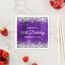 Search for 50th purple napkins Milestone