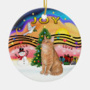 Search for tabby christmas tree decorations Orange tabby cat