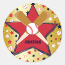 Search for ball and bat stickers For kids