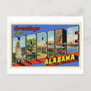 Search for vintage mobile postcards Alabama