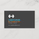 Search for trainer business cards Gym