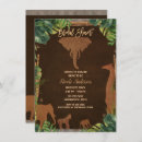 Search for animal bridal shower invitations Chic