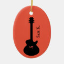 Search for guitarist christmas tree decorations Rock
