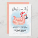Search for flamingo christmas invitations Christmas in july