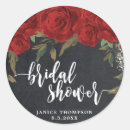 Search for rose bridal shower stickers Typography