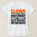 Search for clown tshirts Circus