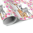 Search for cute jungle animals wrapping paper Girl