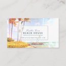 Search for beach house rental business cards Tropical